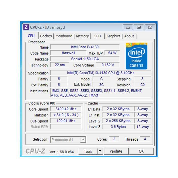 پردازنده اینتل Core i3-4130 بدون باکس -gallery-9 - https://www.redtil.com